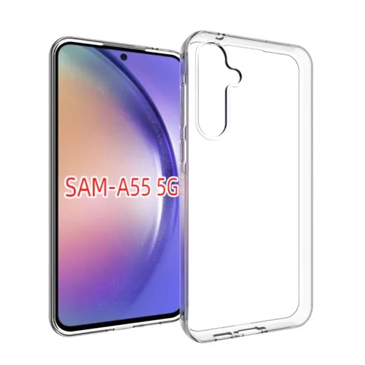 TPU Ochranný kryt pre Samsung Galaxy A55 5G priehľadný