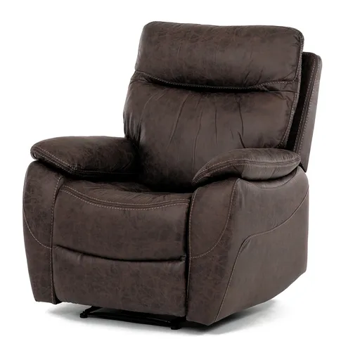 Polohovacie kreslo 4092 BR3, vintage, hnedá