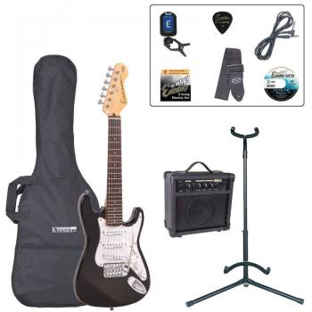 Encore EBP-E375 Gloss Black Elektrická gitara