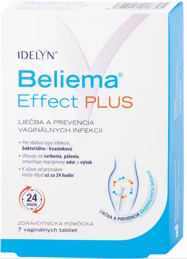 Idelyn Beliema Effect PLUS tablety vaginálne 7tbl