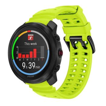 SILICONE Vymeniteľný remienok pre Polar Vantage M3 svetlozelený