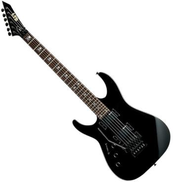 ESP LTD KH-202 LH Kirk Hammett Black Elektrická gitara