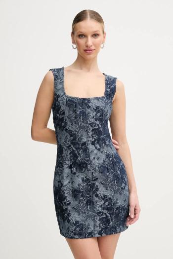Šaty Guess EDEN tmavomodrá farba, mini, priliehavá, W5GK73 D5O70