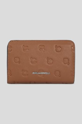 Peňaženka Karl Lagerfeld dámska, hnedá farba, A3W32005