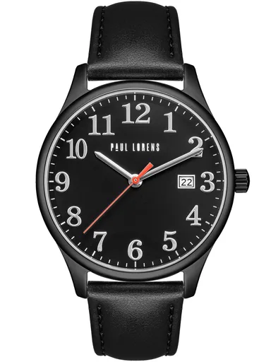 PÁNSKE HODINKY PAUL LORENS - PL20016A-1A3 (zg380a) + KRABIČKA
