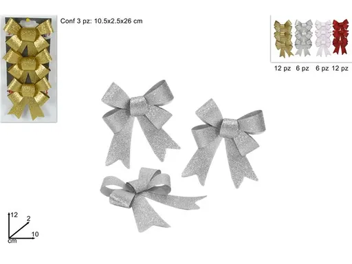 MAKRO - Mašľa darčeková 10x12cm rôzne farby