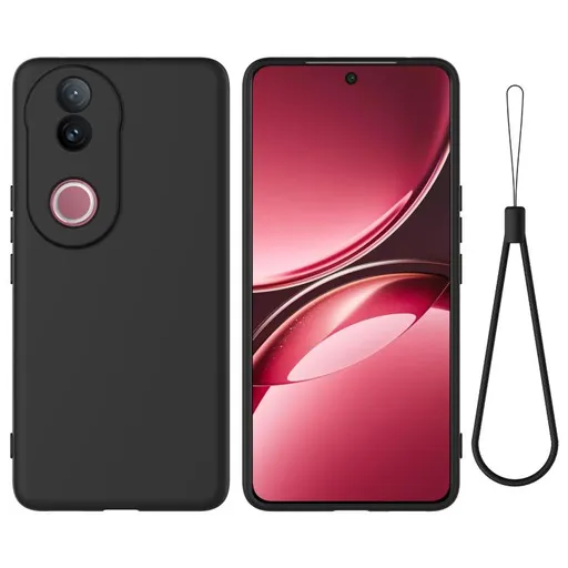 RUBBER Ochranný obal pre Vivo V50 5G čierny