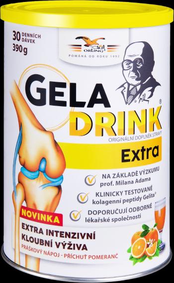 GELADRINK Extra Práškový nápoj príchuť pomaranč 390 g