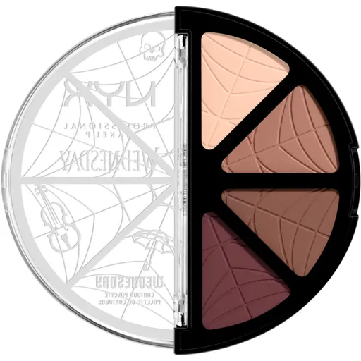 NYX Professional Makeup Wednesday Contour Palette kontúrovacia paletka na tvár 4x2.88 g