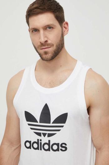 Bavlnený top adidas Originals Adicolor Classics Trefoil Tank biela farba, IA4808