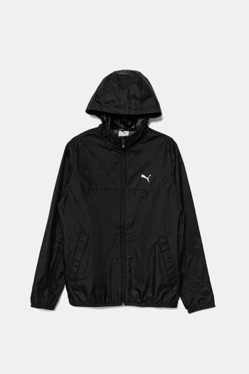 Detská bunda Puma Ess Regular Windbreaker čierna farba, 685165