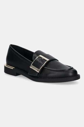 Mokasíny Dkny Jorvyn čierna farba, na plochom podpätku, K3574688
