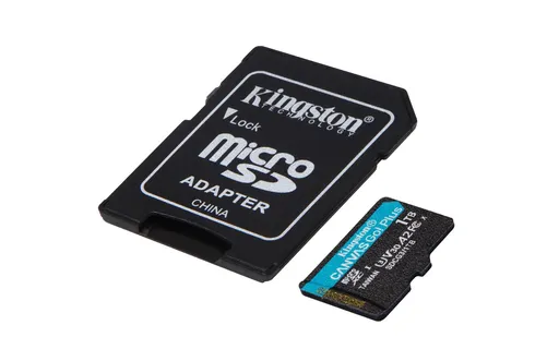 Kingston 1TB microSDXC Canvas Go Plus Gen4 200MB/s A2 U3 V30 Card + adaptér