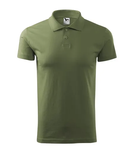 MALFINI Hladká pánska polokošeľa Single J. - Khaki | XL
