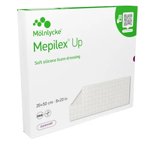 Mepilex Up 20x50 cm obväz penový silikónový 2 ks