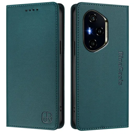 RINA Zaklápacie puzdro pre Honor 400 5G tmavozelené