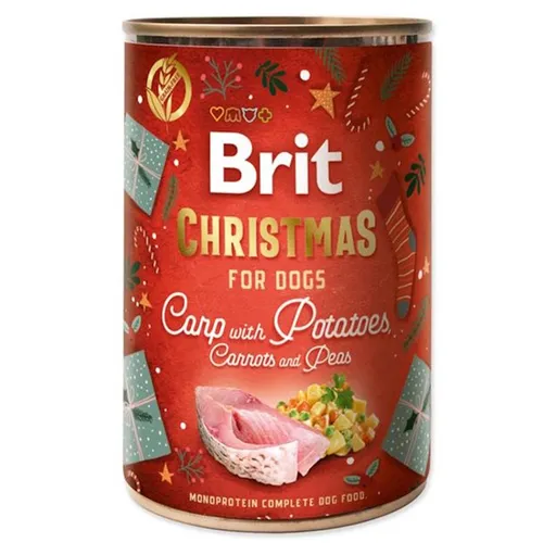 BRIT Mono Protein Štedrovečerná hostina konzerva pre psov 400 g