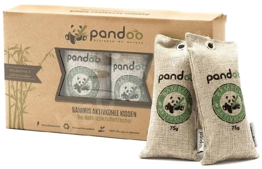 Pandoo Prírodný bambusový čistič vzduchu s aktívnym uhlím 4x 75 g