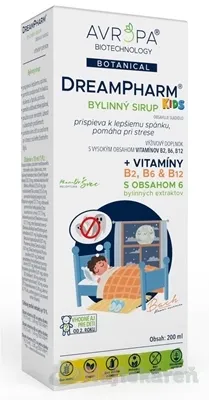 Avropa DreamPharm KIDS bylinný sirup 200 ml