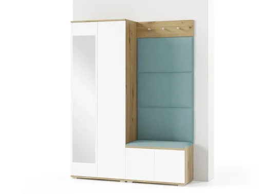 ArtPK Predsieň SEVILLA 1 | dub artisan/biela so zrkadlom Farba: Trinity 22