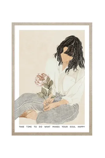 Nástenná dekorácia v ráme home & lifestyle