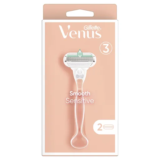 GILLETTE Venus Smooth Sensitive Holiaci strojček + Náhradné hlavice 2 ks