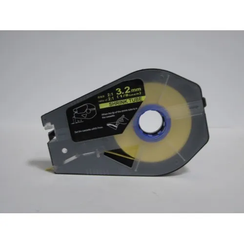 Zmršťovacia bužírka pre Canon / Partex 3476A084, 2:1, 6,4mm x 5m, žltá