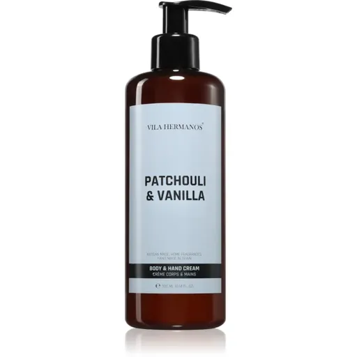 Vila Hermanos Apothecary Patchouli & Vanilla telový krém 300 ml