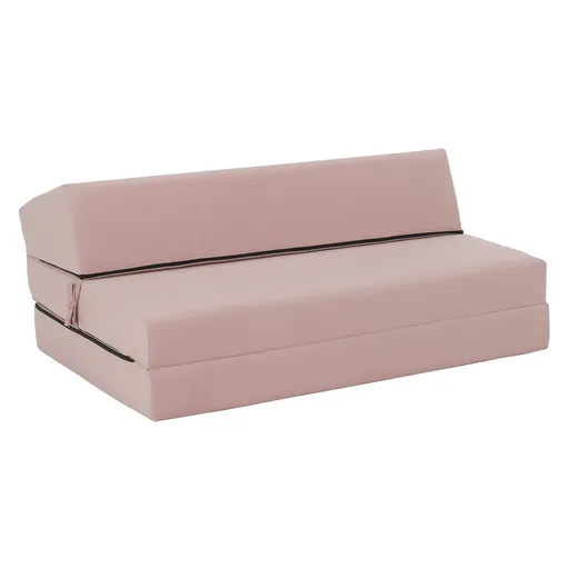 Skladacie kreslo/matrac VEDIS, svetlo ružová