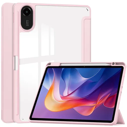 CRYSTAL Zaklápacie puzdro Xiaomi Redmi Pad 2 ružové