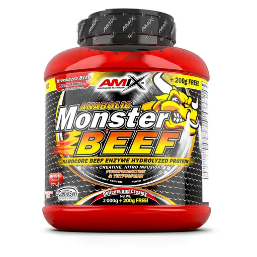 AMIX Anabolic monster BEEF 90% proteín čokoláda 2200 g