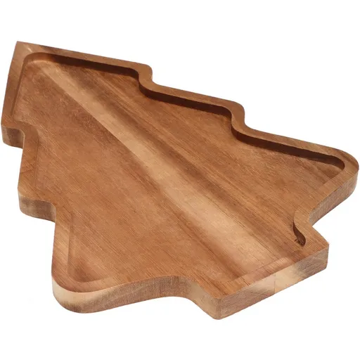 Servírovacia tácka z akácie Stromček 28,5 × 20 × 1,5 cm