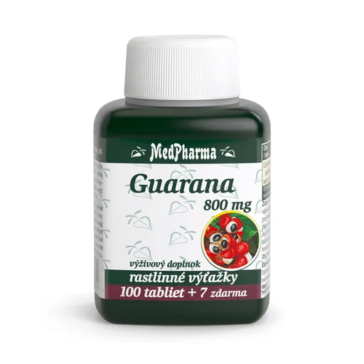 MEDPHARMA Guarana 800 mg 107 tabliet