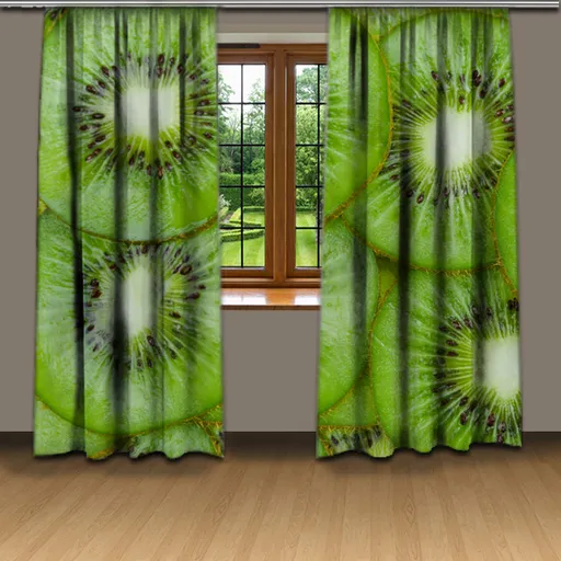 Závesy Kiwi (Rozmer: 140x250, Materiál: Interlock)