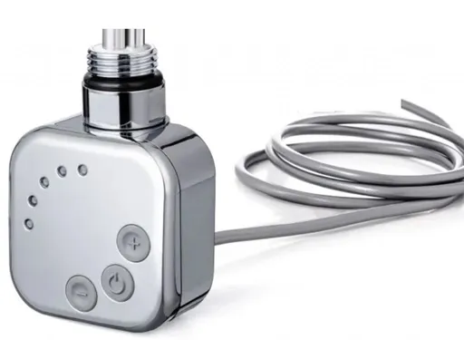 OLSEN SPA - Vykurovacia tyč BURG s termostatom - Farba vykurovacej tyče - Chróm, Typ pripojenia - Rovný kábel, Výkon vykurovacej tyče - 600 W RDOHT2RK60002