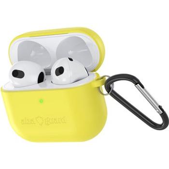 AlzaGuard Skinny Silicone Case na Airpods 2021 žlté (AGD-ACSS3I)
