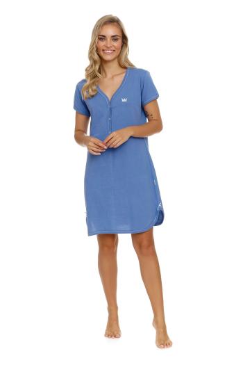 Dámska tehotenská košeľa 9505 blue