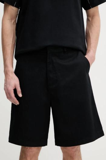 Bavlnené šortky Armani Exchange pánske, čierna farba, XM001277 AF13171