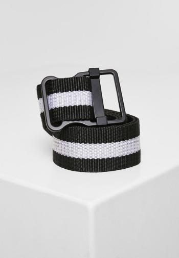 Urban Classics Easy Belt with Stripes black/white - L/XL