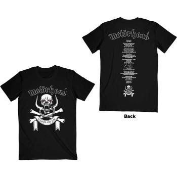 Motörhead tričko March or Die Lyrics Čierna XL