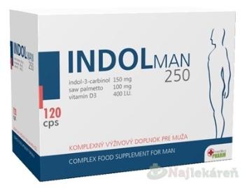 Indol Man 250 kapsúl pre mužov 120 kapsúl