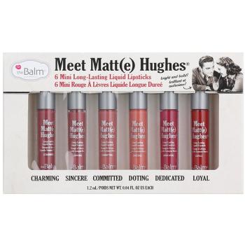 theBalm Meet Matt(e) Hughes Mini Kit sada tekutých rúžov pre dlhotrvajúci efekt