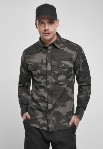 Brandit Slim Worker Shirt darkcamo - XL