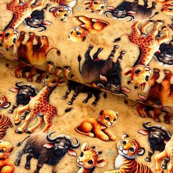 Úplet Safari friends design A digital print