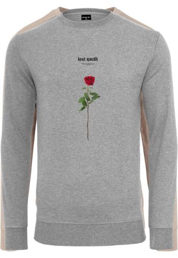 Mr. Tee Lost Youth Rose Crewneck grey - S