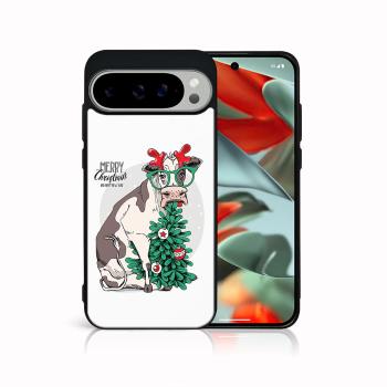MY ART Kryt s vianočným dizajnom Google Pixel 9 Pro MERRY CHRISTMAS (074)