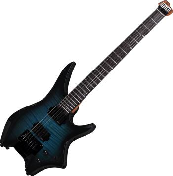 HILS Guitars HN7 NEXT Transparent Blue Burst Headless gitara