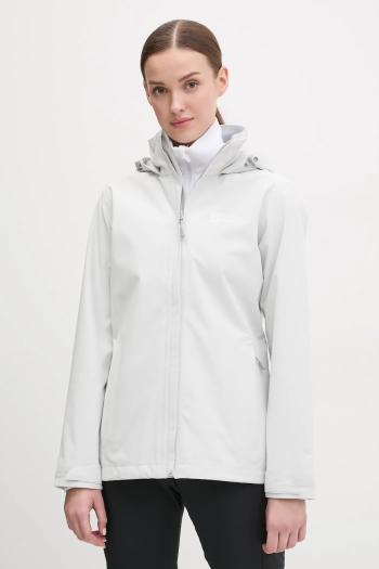 Turistická bunda Jack Wolfskin Trailtime 2L šedá farba, A63902