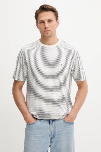 Bavlnené tričko Tommy Hilfiger pánske, tmavomodrá farba, jednofarebné, MW0MW39995