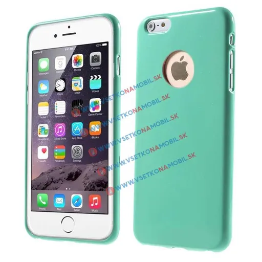 JELLY Ochranný silikónový obal Apple iPhone 6 / 6S zelený